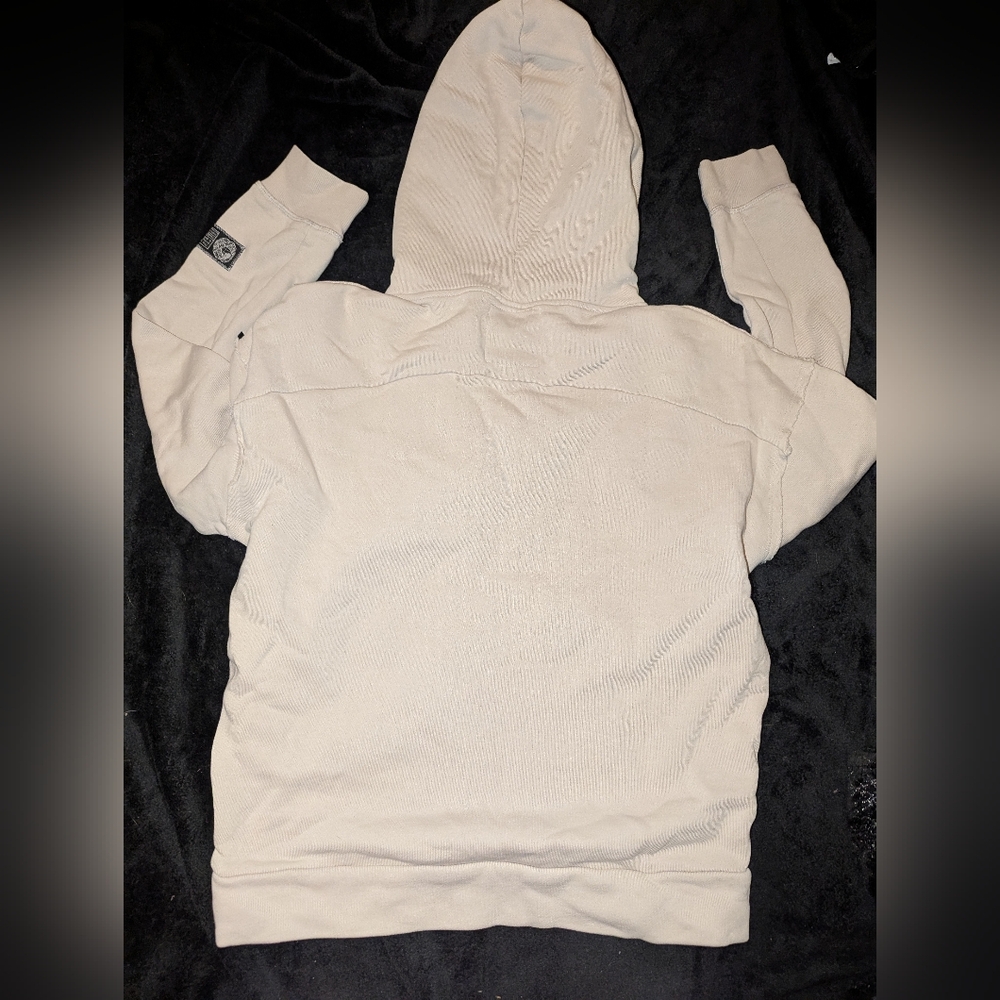 NWT Very Terry Oatmeal Colored Hoodie Sz M - Picture 5 of 5
